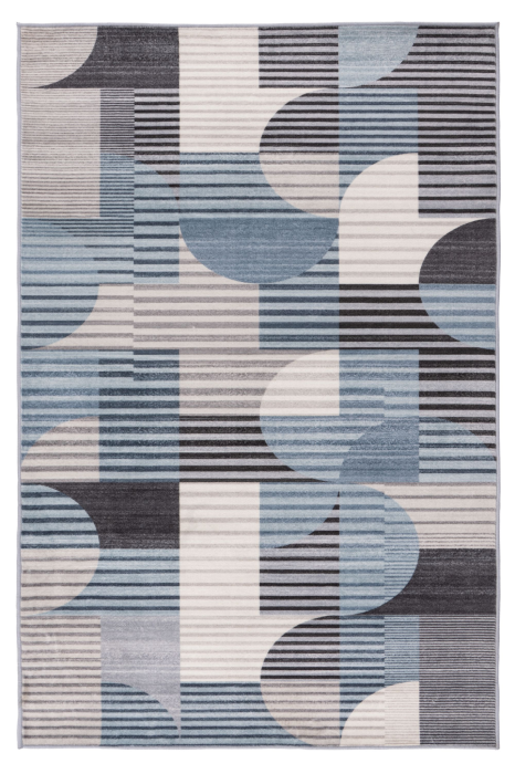 Covor Modern Living/Dormitor, Model Bluster 425 Albastru [2]