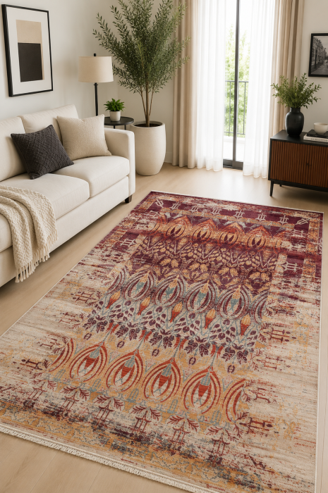Covor Modern Living/Dormitor, Model Baroque 425 Multicolor [1]