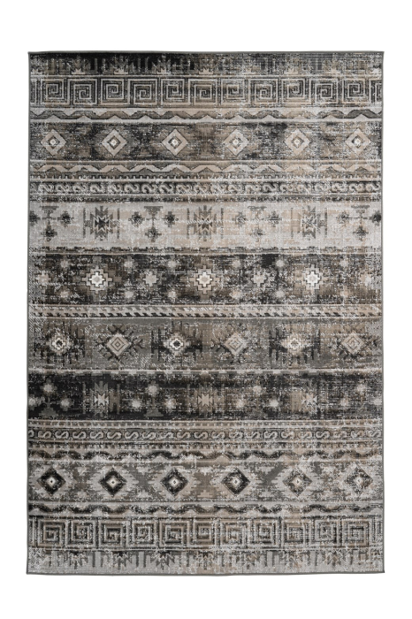 Covor Modern Sufragerie, Model Ariya 325 Grey [3]