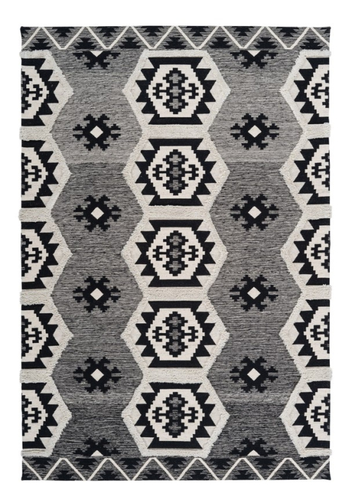 Covor  Modern Sufragerie, Model Ethnie 325, Gri [4]