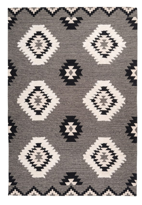 Covor  Modern Sufragerie, Model Ethnie 425, Gri [4]