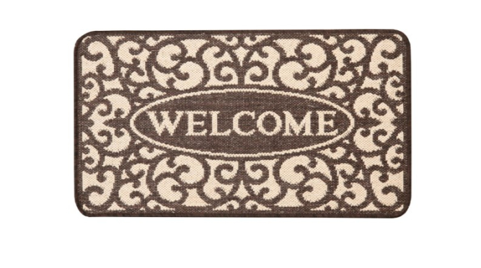 Covor Pentru Usa Intrare, Flex 19141/91, Antiderapant, Maro 50 x 80 cm [5]