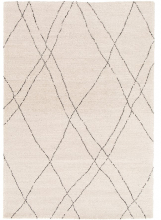 Covor Belgian, Model Miami 68122, Living/Dormitor, Crem/Gri [5]