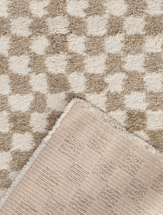 Covor Pufos, Model Belgian 52992-566, Colectia Sherpa, Crem [4]