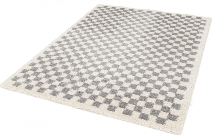 Covor Pufos, Model Belgian 52992-766, Colectia Sherpa, Crem/Gri [4]