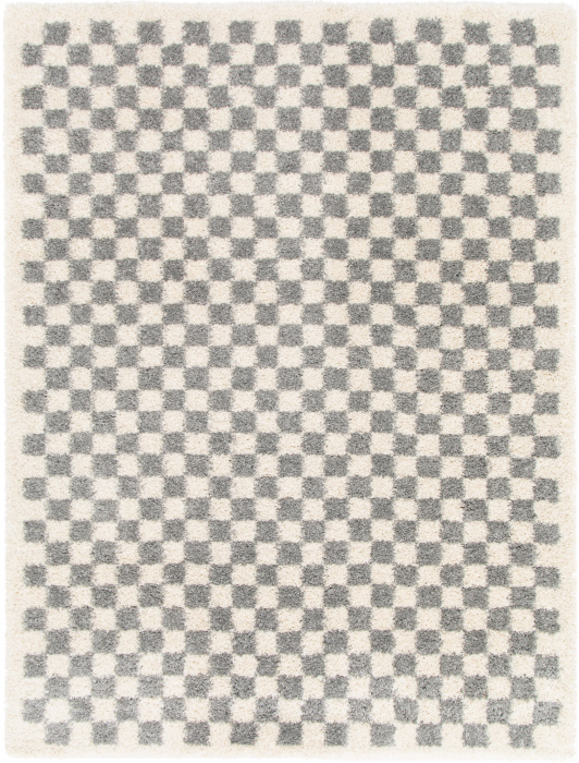 Covor Pufos, Model Belgian 52992-766, Colectia Sherpa, Crem/Gri [5]