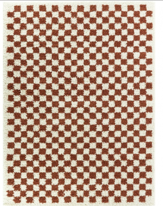 Covor Pufos, Model Belgian 52992-166, Colectia Sherpa, Crem Maro [5]