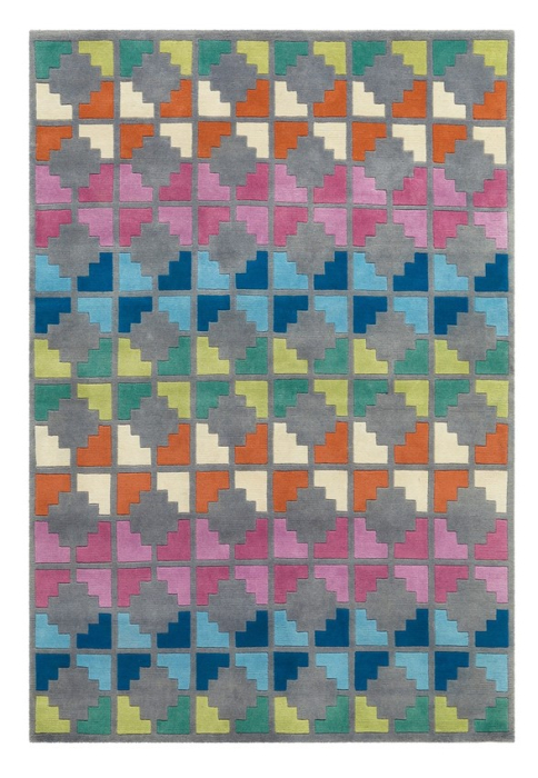 Covor din Lână Modern Sufragerie, Model Cristal 8019, Multicolor [2]