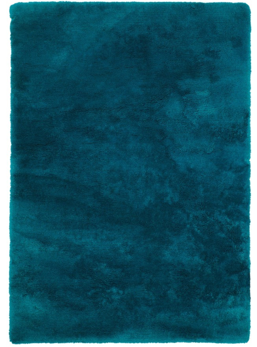 Covor Pufos Modern Sufragerie, Model Dolphin 500, Turcoaz [2]