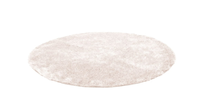 Covor Pufos Modern Sufragerie, Model Rotund Diamond 700, Roz Pudrat [4]