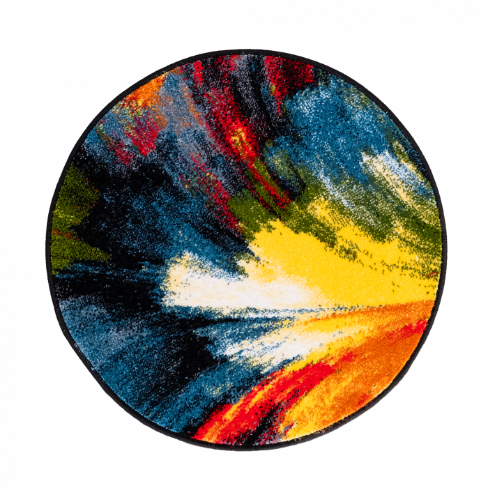 Covor Rotund, Model Kolibri 11017/180, Multicolor [2]