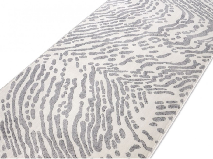 Covor Sufragerie/ Dormitor, Model Sofia 41009/1166, Alb/Gri [3]