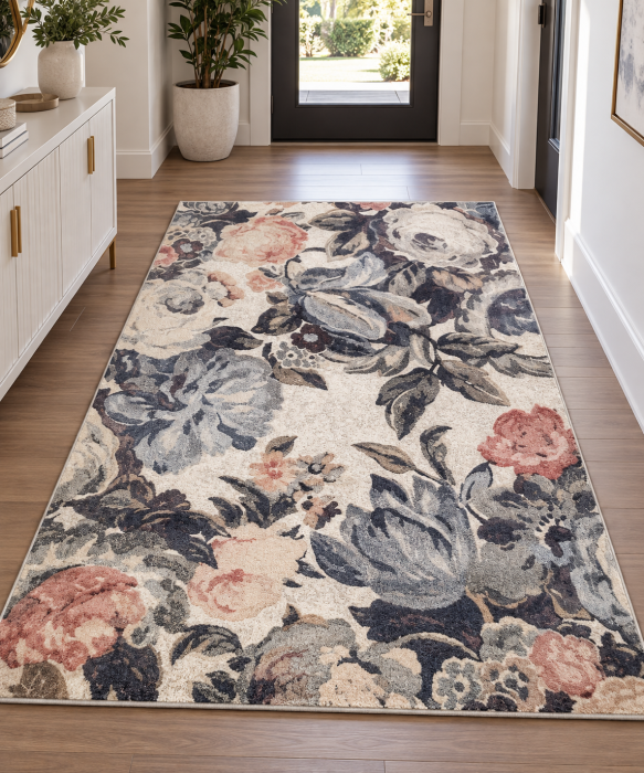 Covor Sufragerie/Dormitor, Model Anny 33011/085, Model Floral, Multicolor [3]