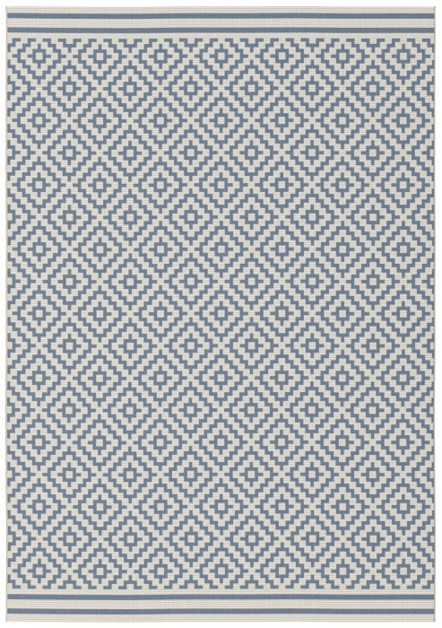 Covor Belgian, Elis 48357/951, Albastru/Crem, 200 x 290 cm [2]