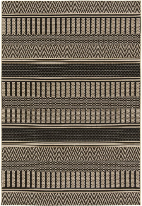 Covor Sufragerie/Dormitor, Model Georgia 39188/892 Dreptunghiular,Bej/Negru [1]