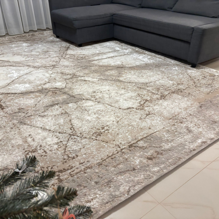 Covor Sufragerie/Dormitor, Model Itea 42017/120, Crem/ Bej [3]