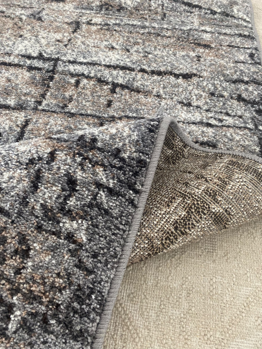 Covor Sufragerie/Dormitor, Model Mira 24156/136, Gri/Maro [4]