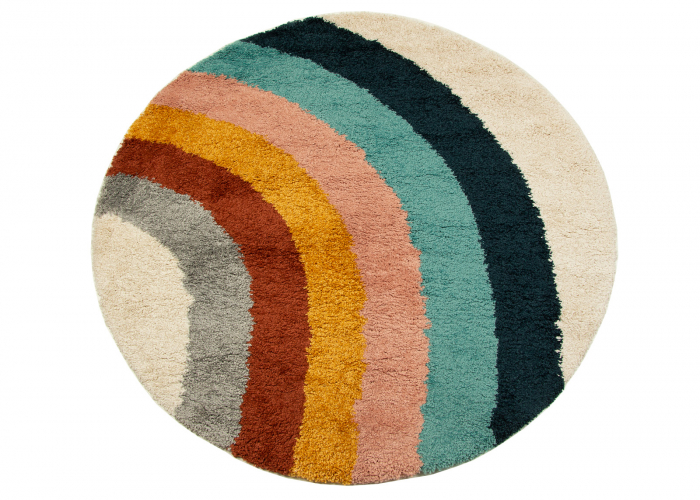Covor Sufragerie/Dormitor, Model Sherpa 52284/066 ,Rotund,Multicolor [8]
