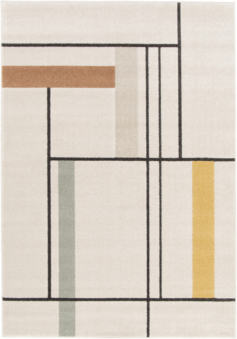 Covor Sufragerie/Dormitor, Model Union 32302/262, Dreptunghiular, Crem [8]