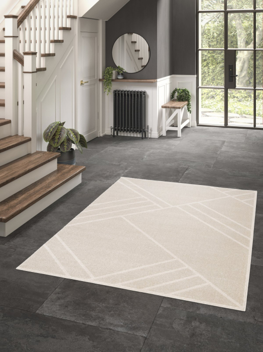 Covor Sufragerie/Dormitor, Model Union 32307/561, Dreptunghiular, Crem [7]