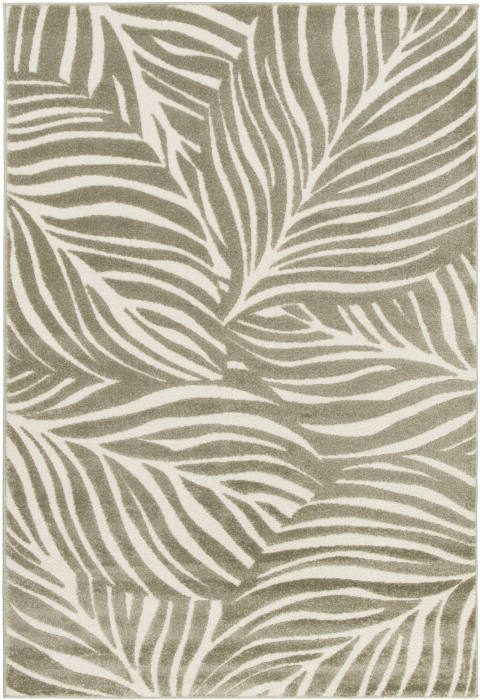 Covor Sufragerie/Dormitor, Model Bjorn 33616/041, Dreptunghiular, Crem/Verde [6]