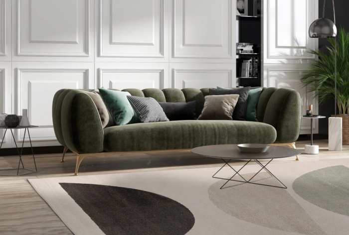 Covor Sufragerie/Dormitor, Model Union 32318/481, Dreptunghiular, Gri [1]