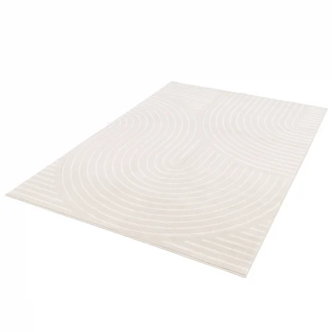 Covor Sufragerie/Dormitor, Model Bjorn 38308/681, Dreptunghiular, Crem [5]