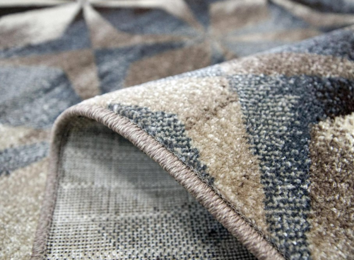 Covor Sufragerie/Dormitor, Model Caleidoscop 13038/116, Bej/Maro [2]