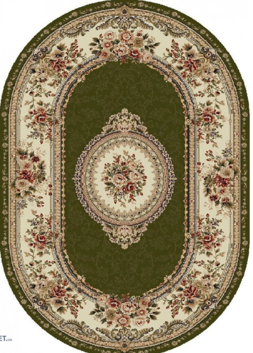 Covor Sufragerie, Model Oval 571/310, Crem/Verde [4]