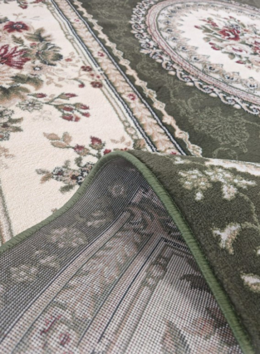 Covor Sufragerie, Model Oval 571/310, Crem/Verde [2]
