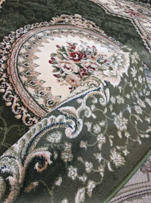 Covor Sufragerie, Model Oval 571/310, Crem/Verde [3]