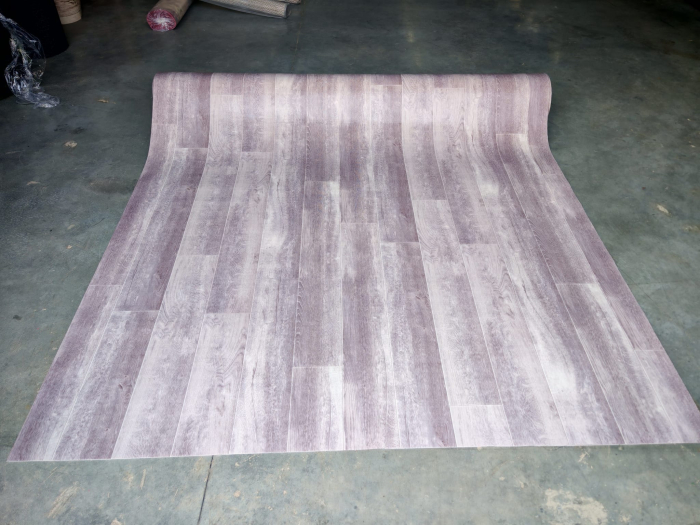 Covorul PVC linoleum Bern Oak 94-3, 1.5 m, 2 m, 2.5 m, 3 m, Gri, Suport Pasla [5]
