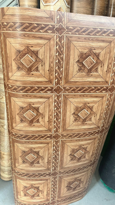 Covorul PVC linoleumÂ Legend, Latimi 1 m, 1.5 m, 2 m si 2,5 m, Maro, Suport PÃ¢slÄƒ [2]