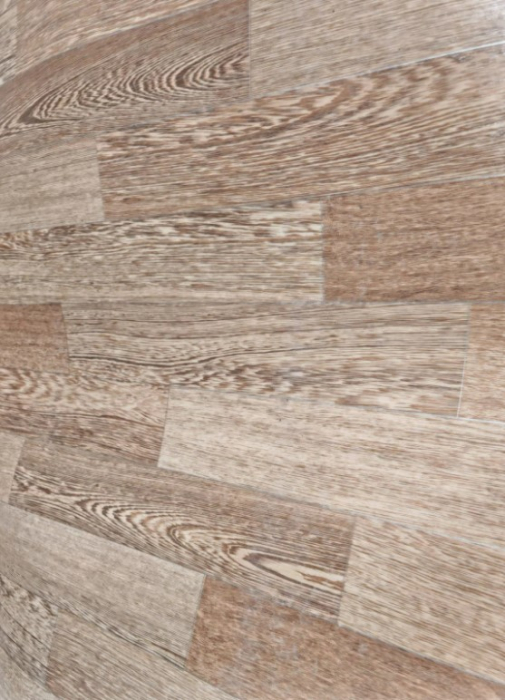 Covorul PVC linoleum Plank 056-4, Latimi 1.5 m, 2 m, Maro, Suport pasla [2]