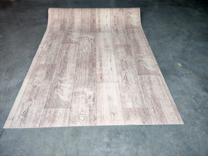 Covorul PVC linoleum Silver Oak 97-1, 1.5 m, 2 m, 2.5 m, 3 m, Crem/Bej Suport Pasla [7]