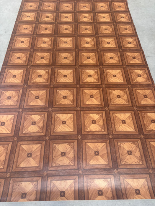 Covorul PVC linoleumÂ Victoria, Latimi 1.5 m/ 2m , Maro, Suport PÃ¢slÄƒ [3]