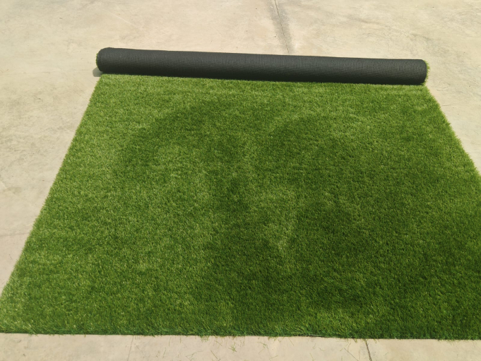 Gazon Iarba Artificiala, Model Premium pentru Terasa/Balcon/Loc de joaca, Model Crown 38 mm inaltime fir, Verde [15]