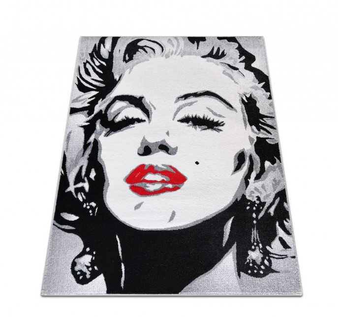 Covor Model Marlin Monroe 11608, Dreptunghiular, Gri [6]