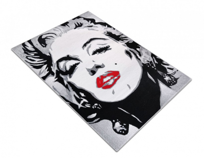 Covor Model Marlin Monroe 11608, Dreptunghiular, Gri [5]