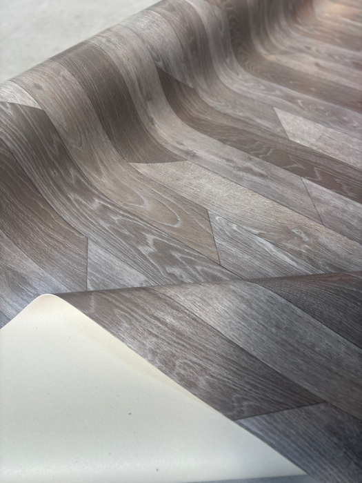 Linoleum Model Hungarian 971, Latime 200 cm, Culoarea Lemnului [5]