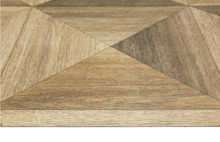 Linoleum Model Parchet KEMPSTON 661, Latime 200 cm, Bej/Maro [4]