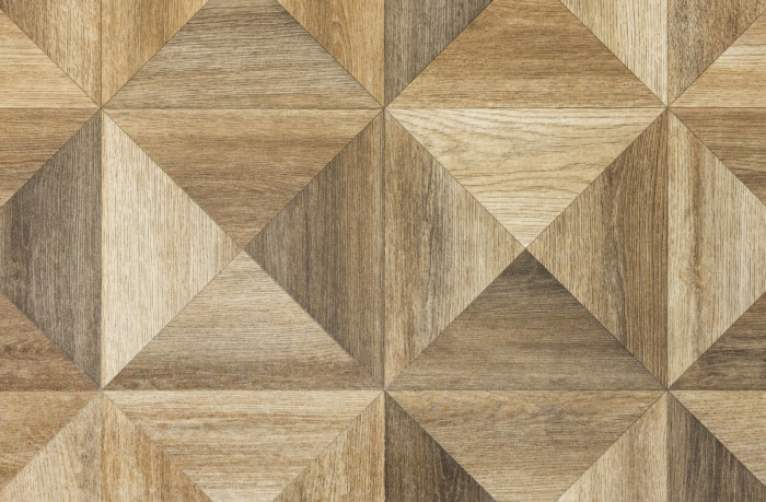 Linoleum Model Parchet KEMPSTON 661, Latime 200 cm, Bej/Maro [7]