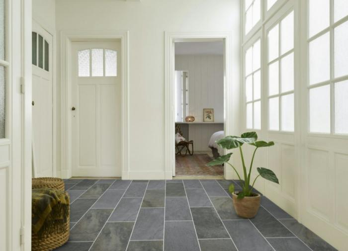 Linoleum Model Salisbury 996, Latime 200 cm, Gri/Maro [3]