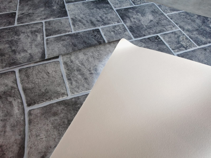 Linoleum Model Sand Stone 919, Latime 200 cm, Gri [2]