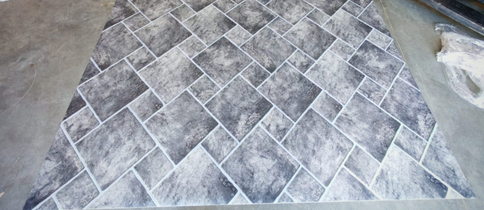 Linoleum Model Sand Stone 919, Latime 200 cm, Gri [6]