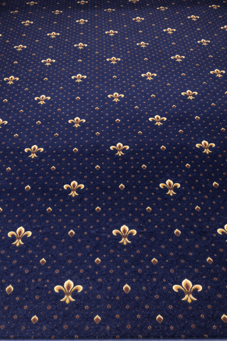 Mocheta cu Crini pentru Restaurant/ Pensiune sau Biserica, Albastru, Diverse Latimi, Super Pret !!! [2]