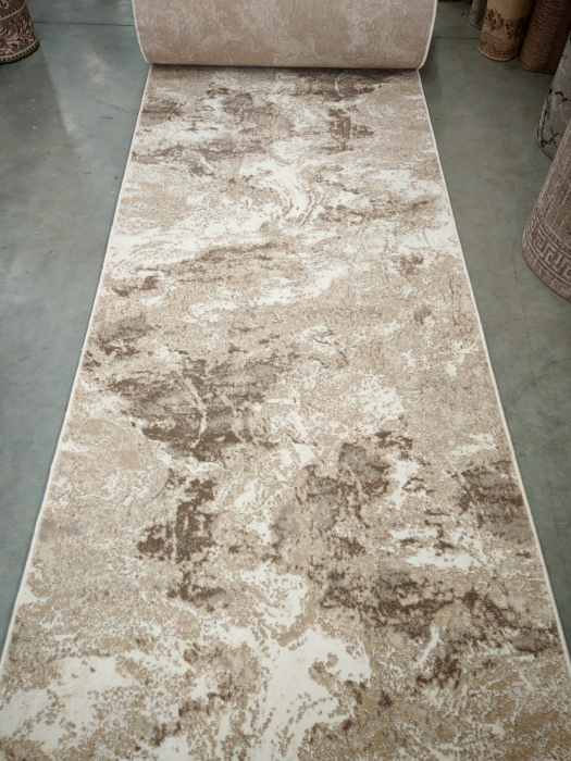 Mochetă Itea 42016/102 Bej, Lățime 400 cm, Festonată, Design Abstract Elegant [8]
