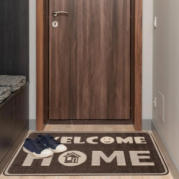 Covor Intrare, Model 19159/91 Flex Antiderapant, Maro 50 x 80 cm [5]