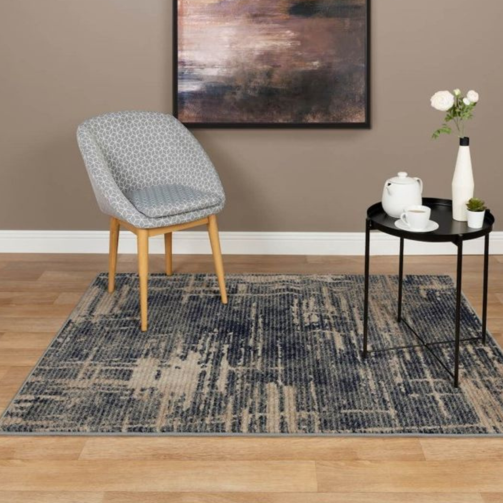 Model Anny 33015/891, Traversa Festonata, Latimea 78 cm, Gri [2]