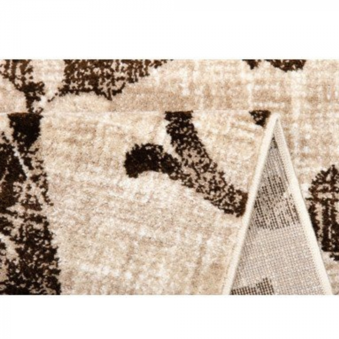 Covor Sufragerie, Model Cappuccino 16003, Dreptunghiular, Bej/Maro [4]